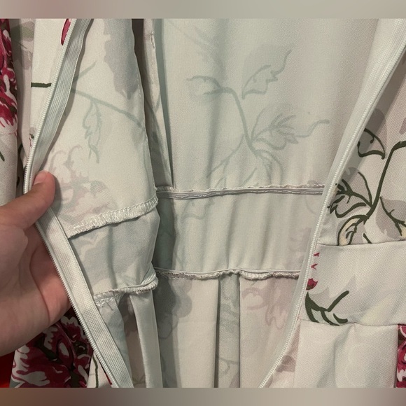 Amazon White Floral Dress - Picture 10 of 10